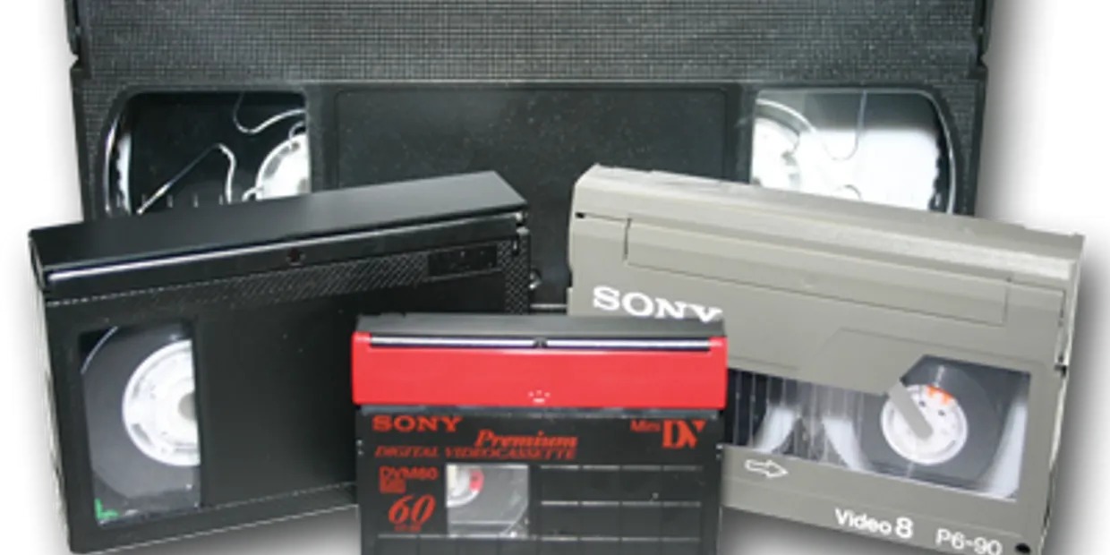 Cassette vhs vhs-c 8mm hi8 minidv