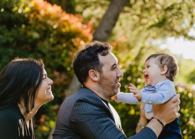 Ritratti di famiglia in esterni
