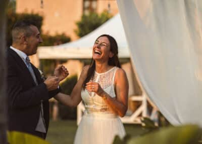 Sposi che sorridono