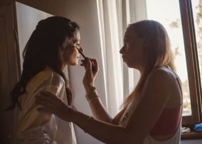 Preparativi trucco sposa