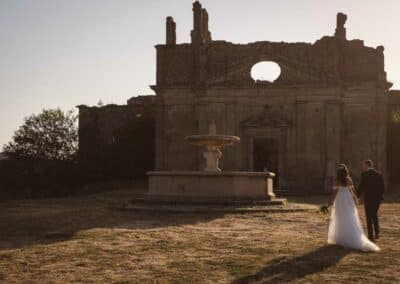 Fotoreportage a Canale Monterano e ricevimento alla location La Torretta
