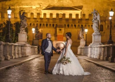 Fotografo matrimonio Castel Sant'Angelo Roma
