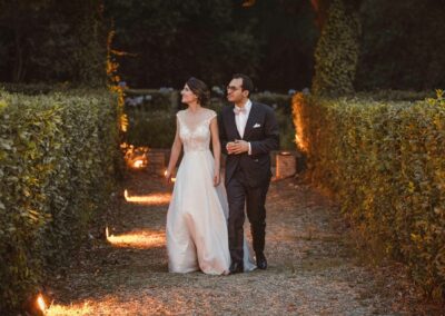 Fotografo matrimonio Villa Piccolomini
